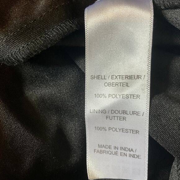 Adrianna Papell Sequined Mini Sheath Cocktail Dress Black Size 8 Sleeveless - Picture 9 of 11